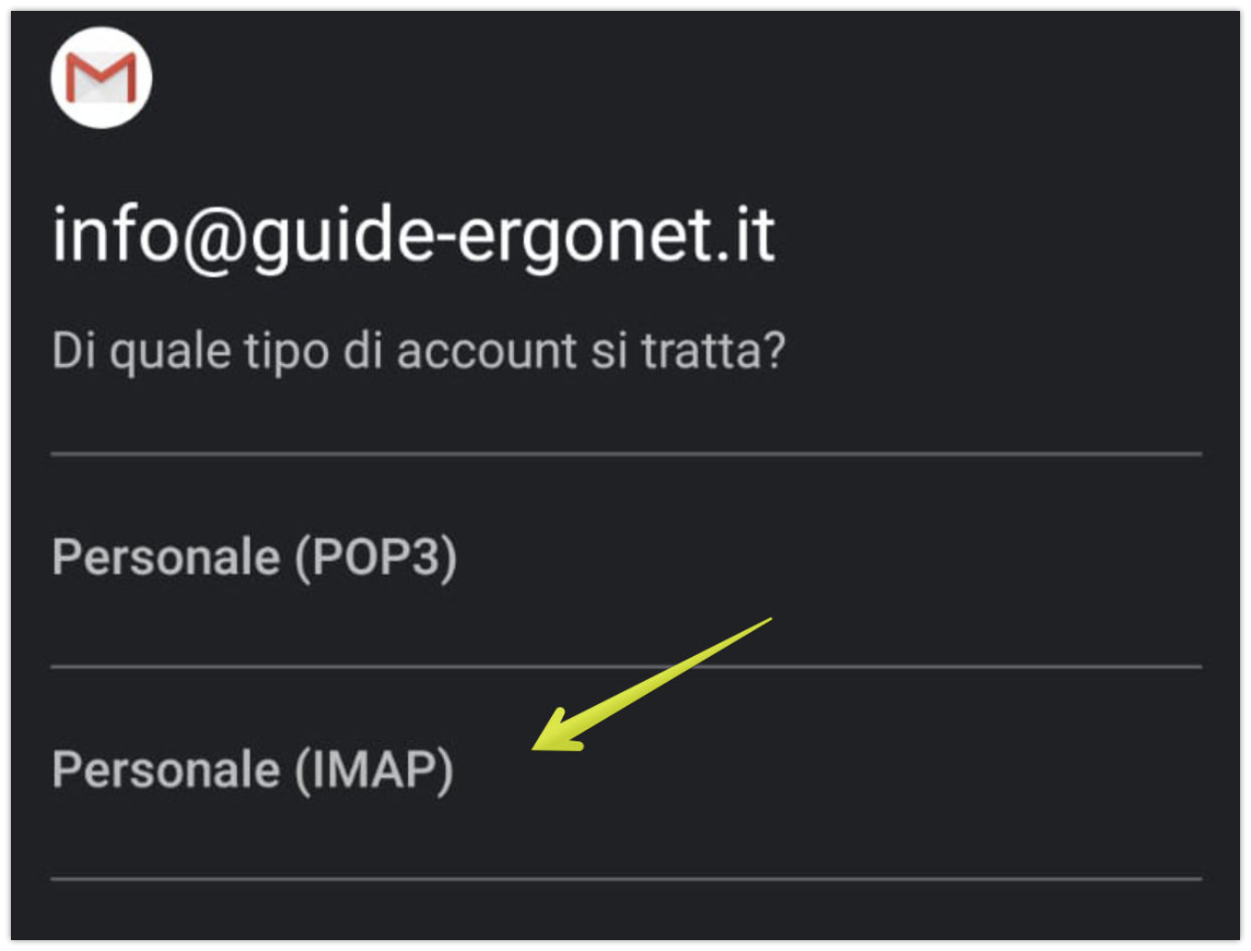 Configurazione Imap Su Gmail Android